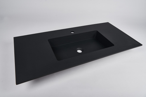 Раковина-столешница Acquabella INTEGRA SF SLATE 100 NEGRO фото 9